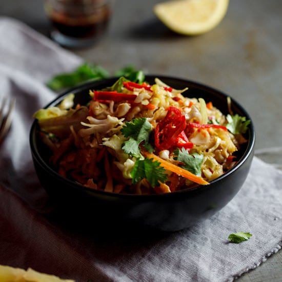 Asian Chicken & Cabbage Salad