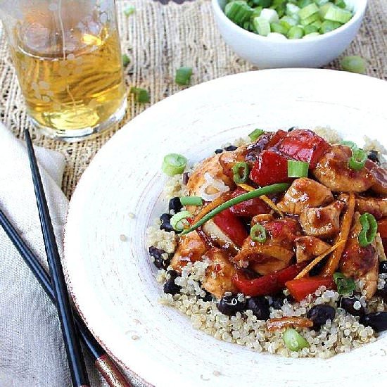 Spicy Orange Ginger Chicken