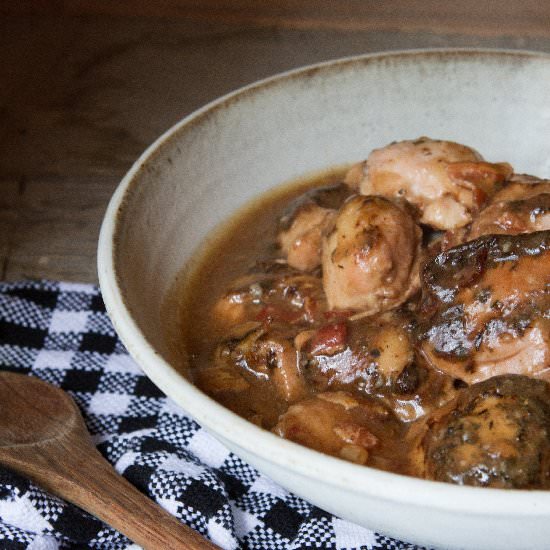 Beer & Bacon Chicken with Gravy