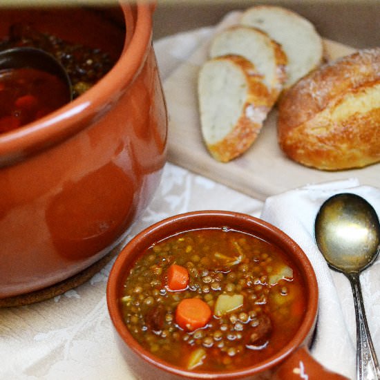 Lentejas con Chorizo