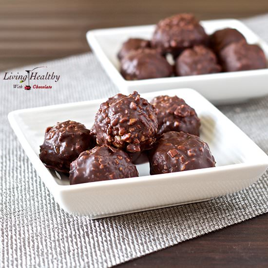 Homemade Ferrero Rocher