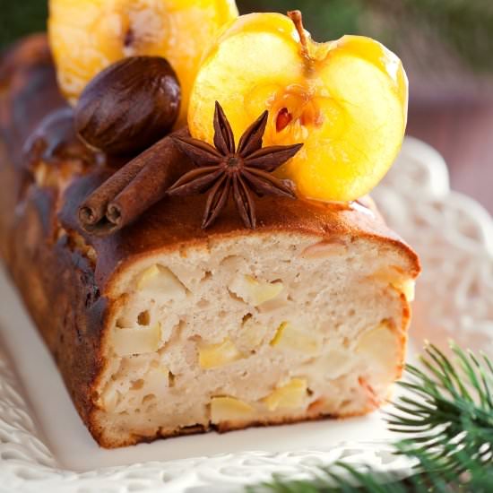 Moist Apple Bread