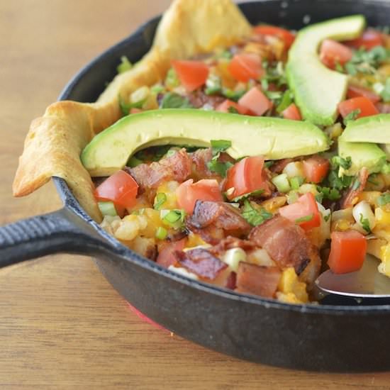 Crescent Dough Breakfast Skillet