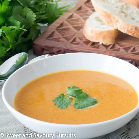 Red Lentil and Cauliflower Soup
