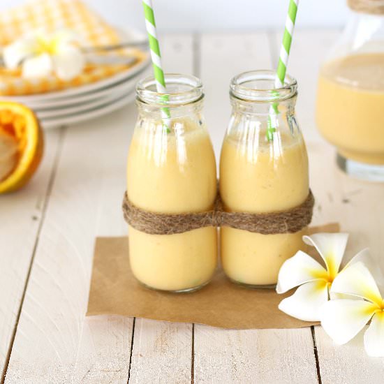 Peach, Orange and Ginger Smoothie