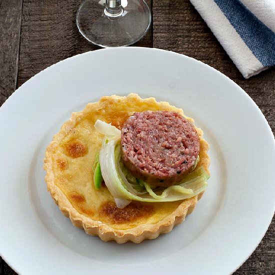 Parmigiano Reggiano Tarts Cotechino