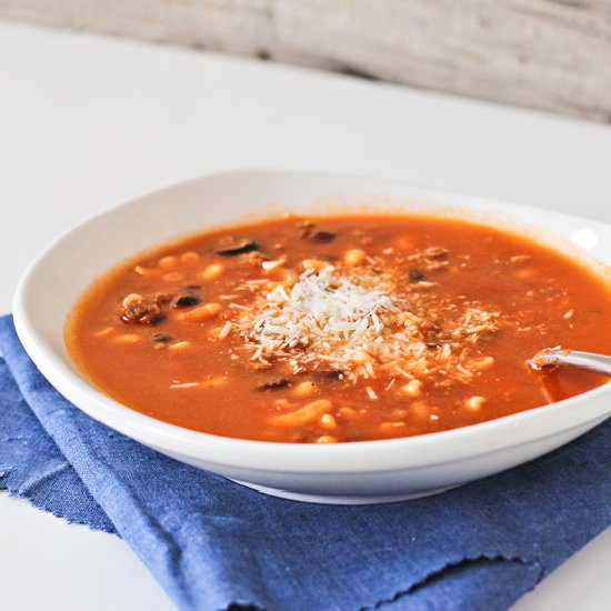 Beef Macaroni Soup