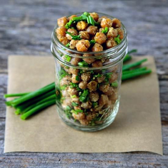 Cool Ranch Roasted Chickpeas