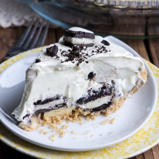 Banana Oreo Cream Pie