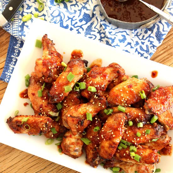 Baked Spicy Asian Wings