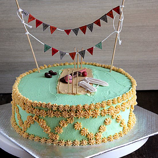 Cricket Cake