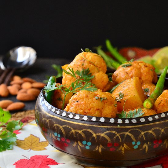 Badami Gobhi Aloo