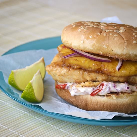 Coconut Chicken Burger