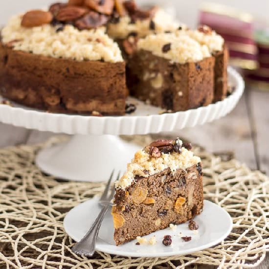 Paleo Chestnut Fruit Cake