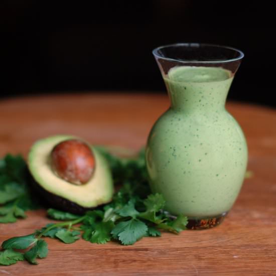 Creamy Avocado Cilantro Dressing