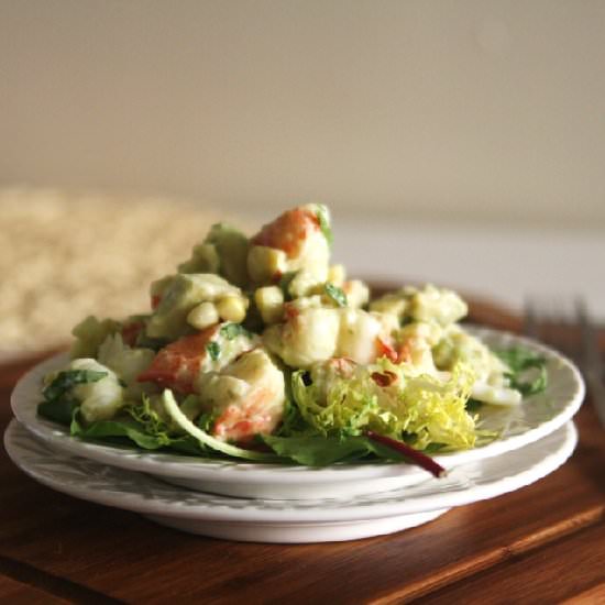 Lobster, Corn, and Avocado Salad