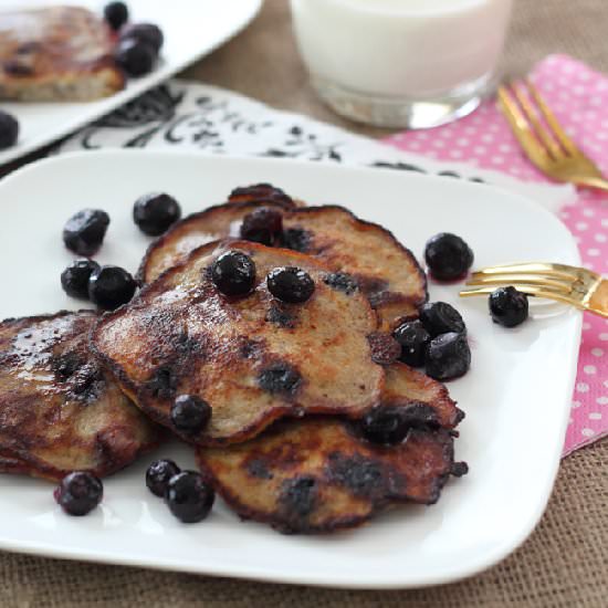 Gluten-free Blueberry Pancakes