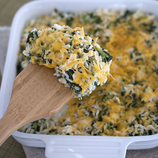 Emerald Chicken and Rice Bake