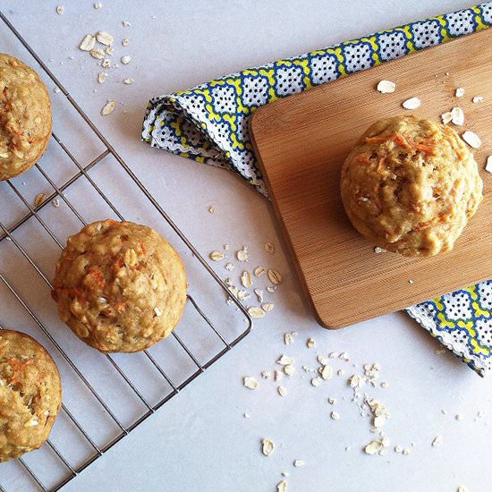 Carrot Coconut Ginger Muffins