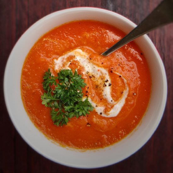 Roast Tomato and Capsicum Soup