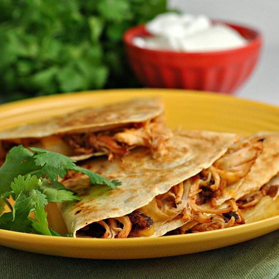 BBQ Chicken & Pineapple Quesadilla