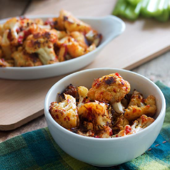 Moroccan Cauliflower Poppers