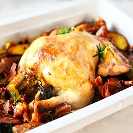 Roast Chicken with Potatoes