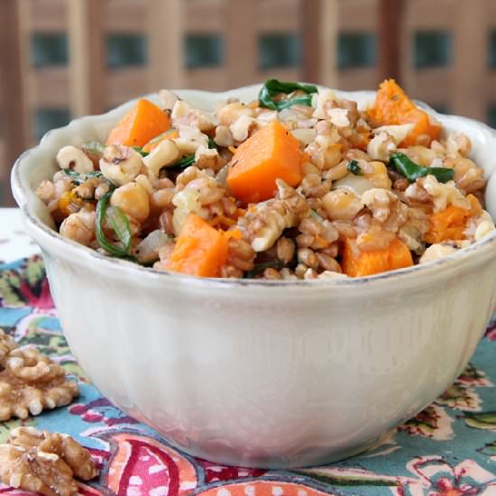 Warm Spelt Salad