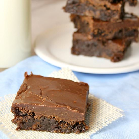 Fudgy Frosted Brownies