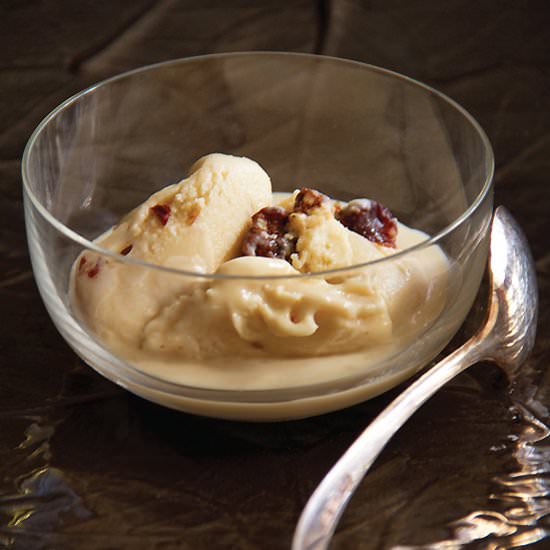 Maple Ice Cream & Cinnamon Pralines