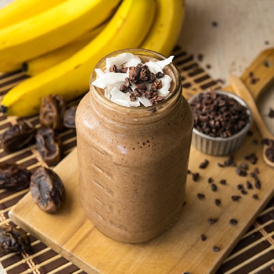 Banana Cacao Recovery Smoothie