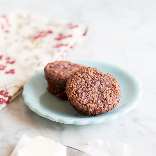 Paleo Cranberry Bran Muffins