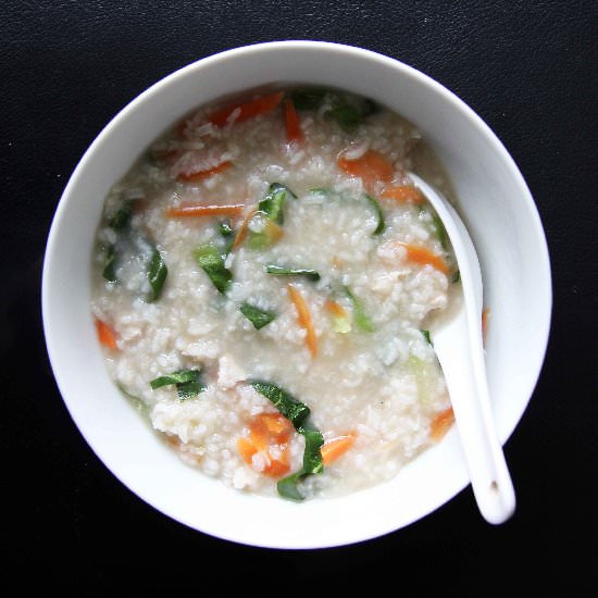 Gingery Pork Rice Porridge
