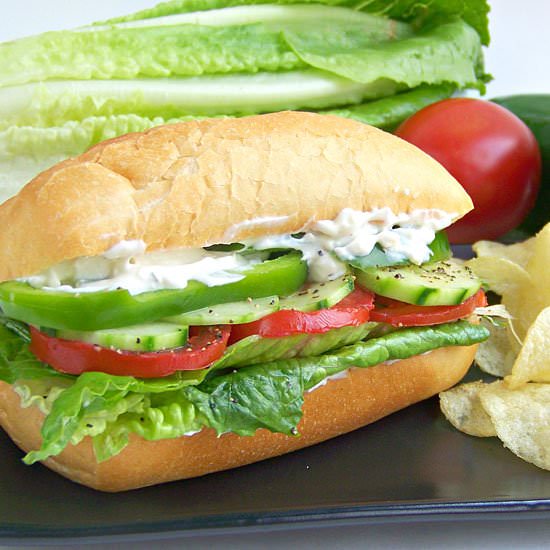 Salad Sub Sandwich