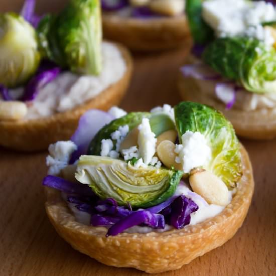 Brussels sprouts tartlets