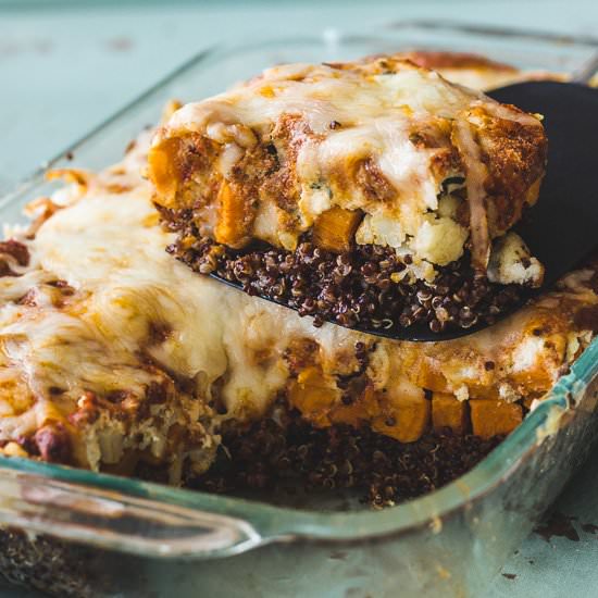 Sweet Potato Quinoa Lasagna