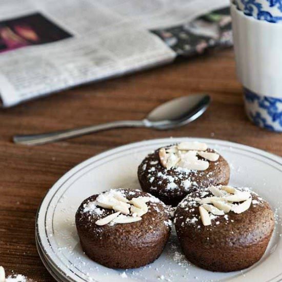 Chocolate Almond Muffins