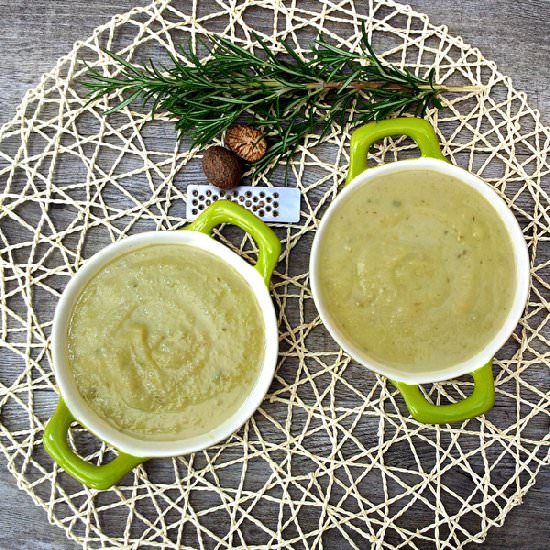 Celeriac, Pear & Leek Soup