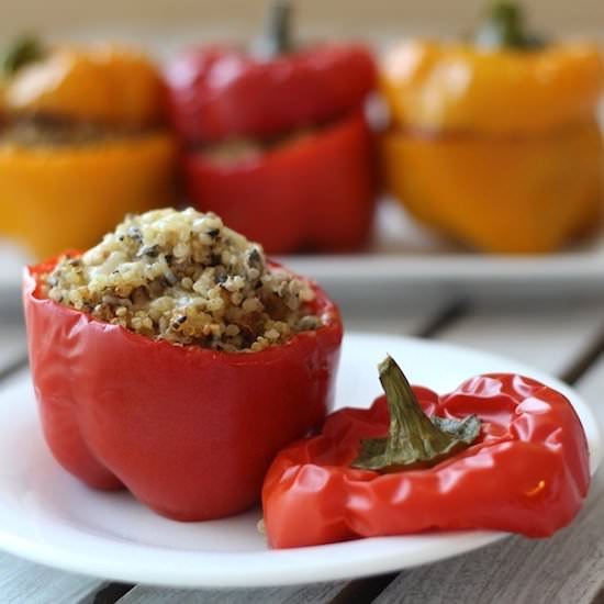 Quinoa and Tuna Stuffed Peppers