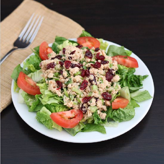 Lemon Dijon Salmon Salad