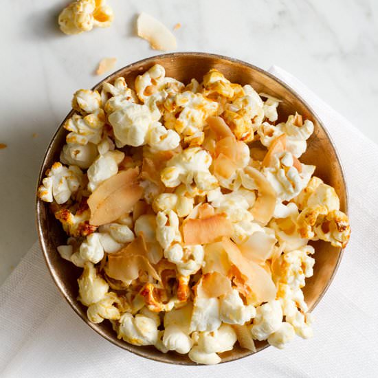 Toasted Coconut Kettle Corn Popcorn