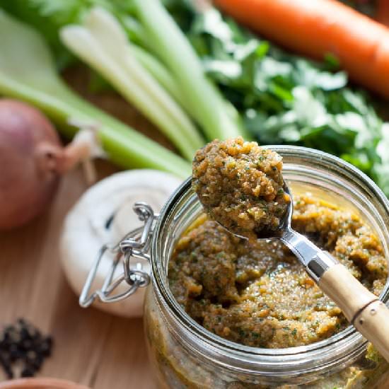 Homemade Raw Vegetable Stock Mix