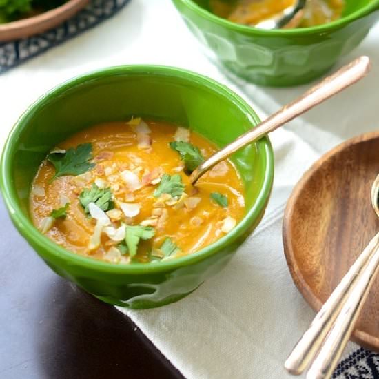 Coconut Carrot Soup
