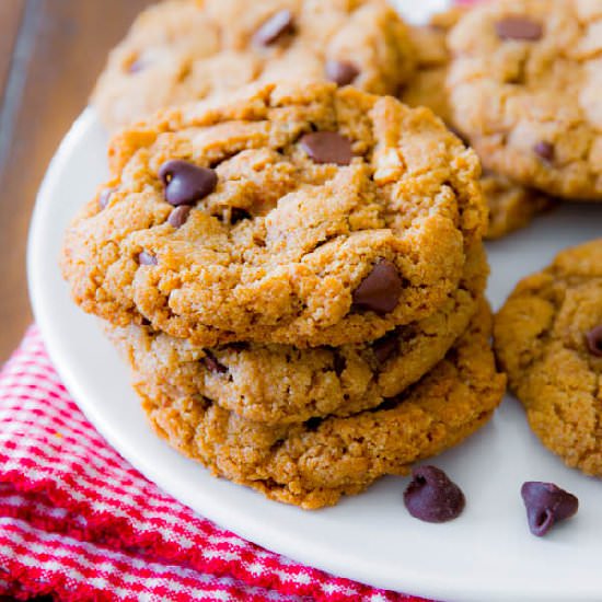 Almond Butter Chocolate Cookies