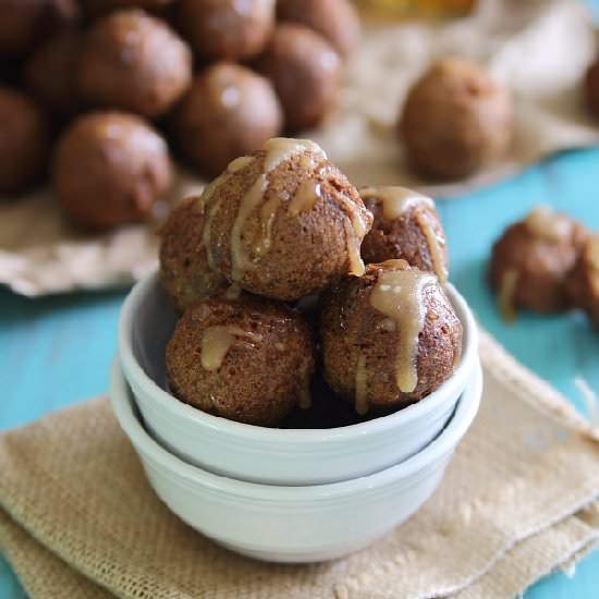 Chocolate Pumpkin Donut Holes