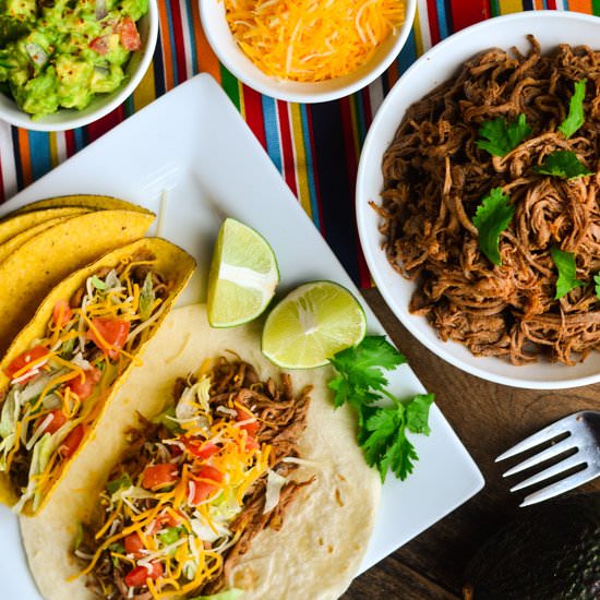 Slow Cooker Beef Brisket Tacos