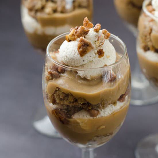 Boozy Sticky Toffee Trifles