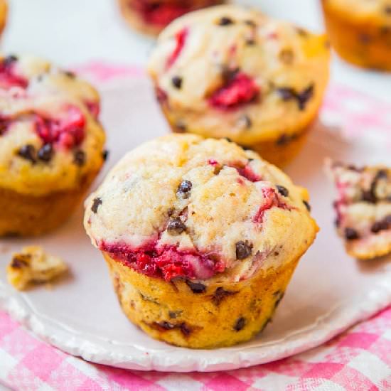 Strawberry Chocolate Chip Muffins
