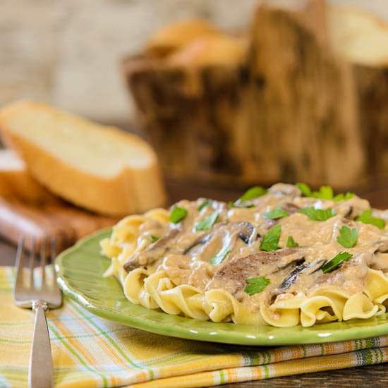 Beef Stroganoff