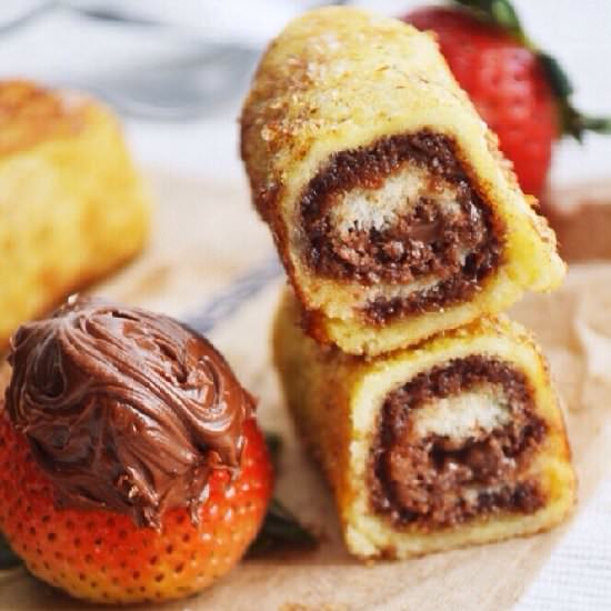 French Toast Roll-ups